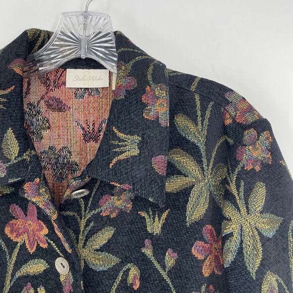 Studio Works Vintage Floral Jacket Size Medium - Picture 3 of 8